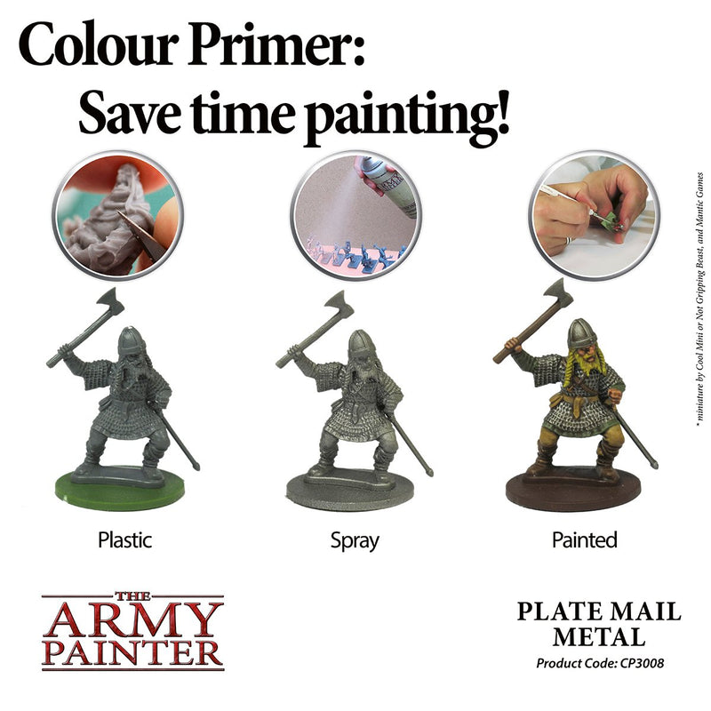 The Army Painter - Colour Primer Plate Mail Metal