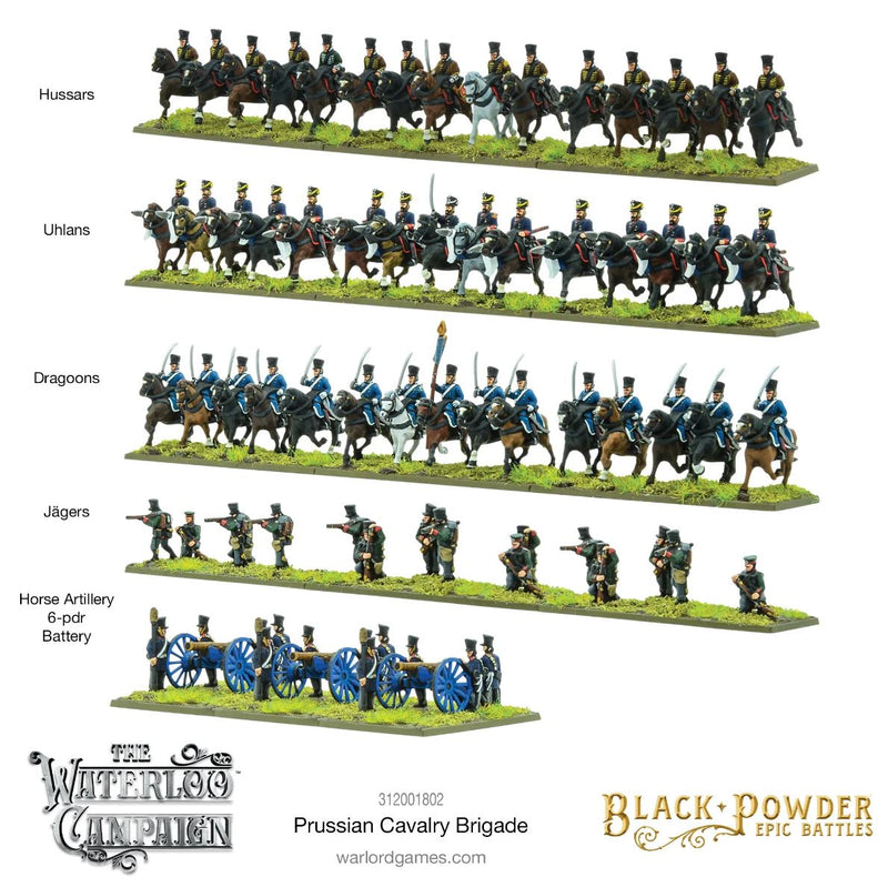 Black Powder Epic Battles - Waterloo: Prussian Cavalry Brigade