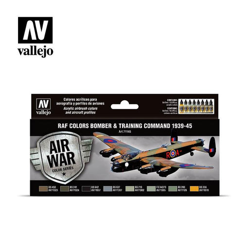 Vallejo: Air War Series - RAF colors Bomber & Training Air Command 1939-1945