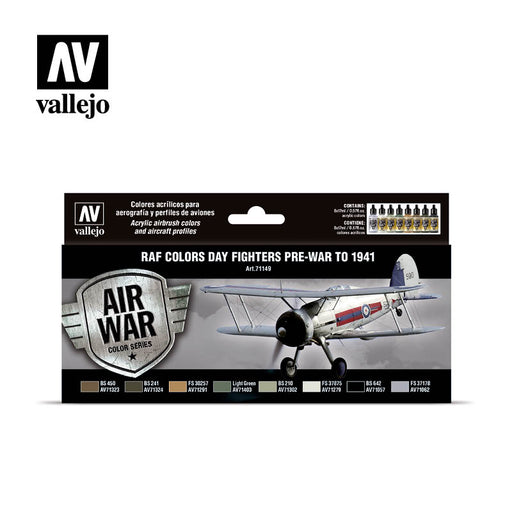 Vallejo Model Air Set - RAF Day Fighters pre-war to 1941