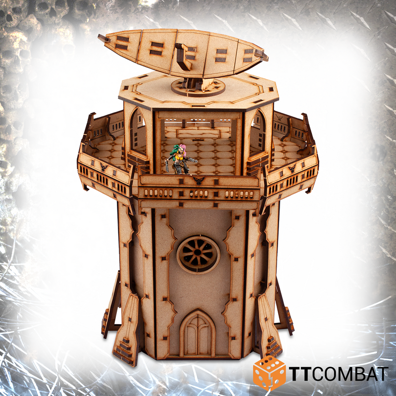 TTCombat - Fortified Radar Tower, 28MM