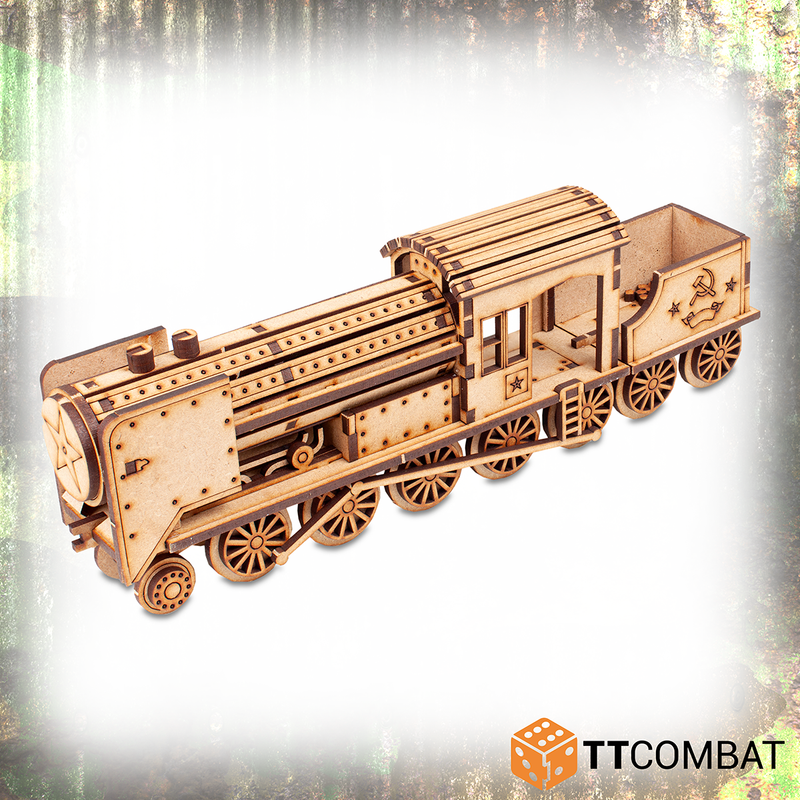 TTCombat - RED STAR RAILWAY ENGINE, 28MM