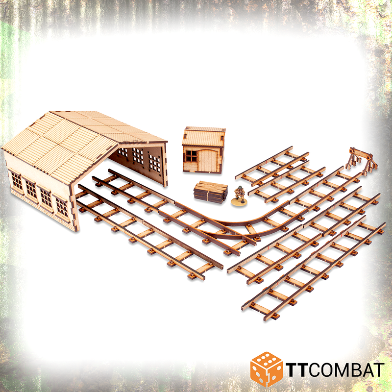 TTCombat - RED STAR RAILWAY LINE, 28MM