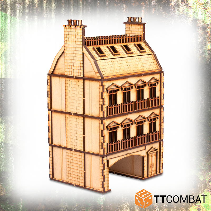 TTCombat - CITY ROWHOUSE ARCH, 25MM