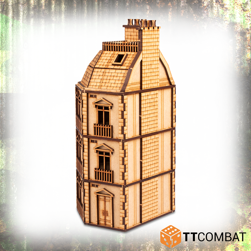 TTCombat - CITY ROWHOUSE CORNER, 25MM