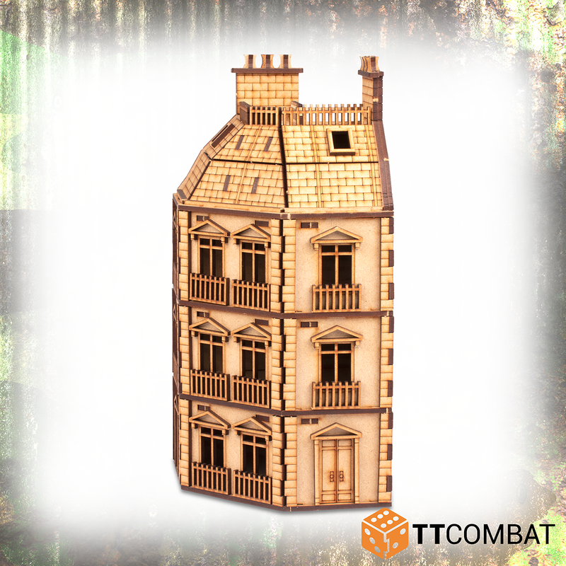 TTCombat - CITY ROWHOUSE CORNER, 25MM