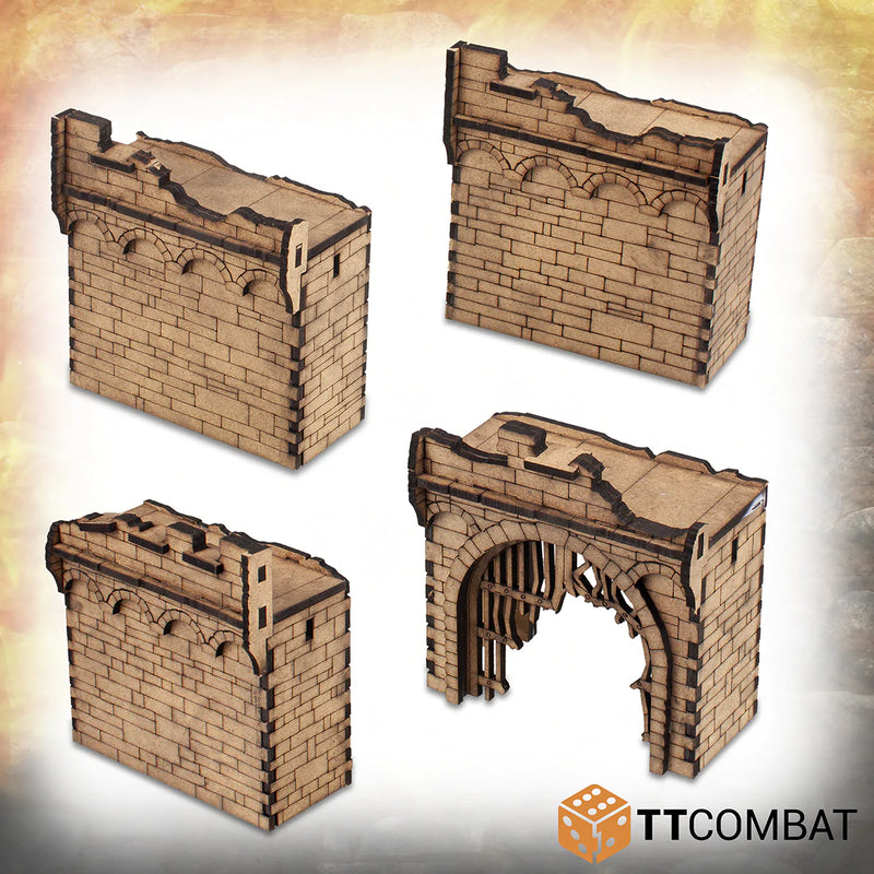 TTCombat - SAVAGE DOMAIN: Ruined Castle Walls