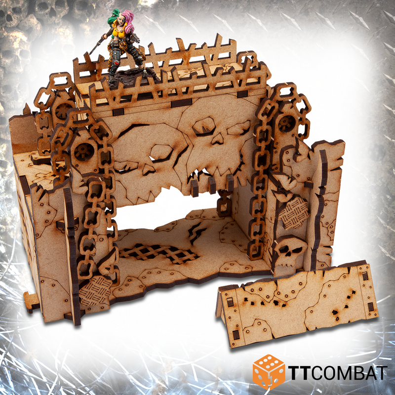 TTCombat - ORC WALL GATE, 28MM