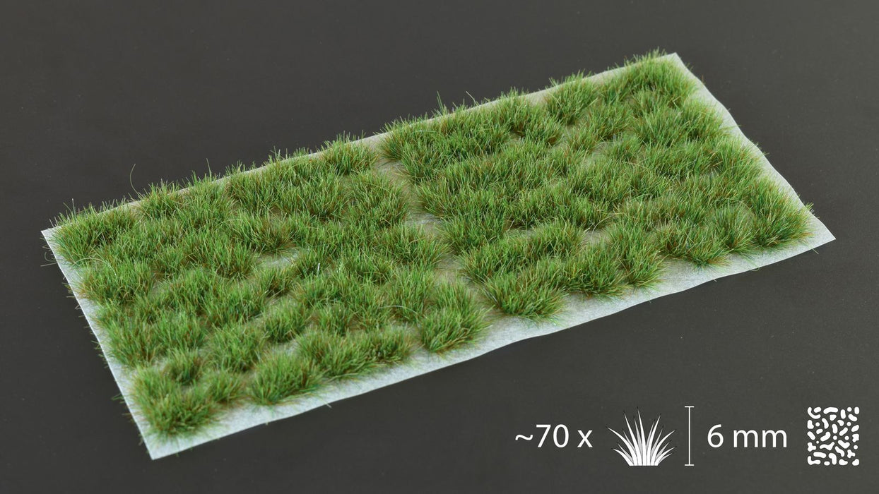 GamersGrass Static Grass Tufts - Strong Green 6mm Wild