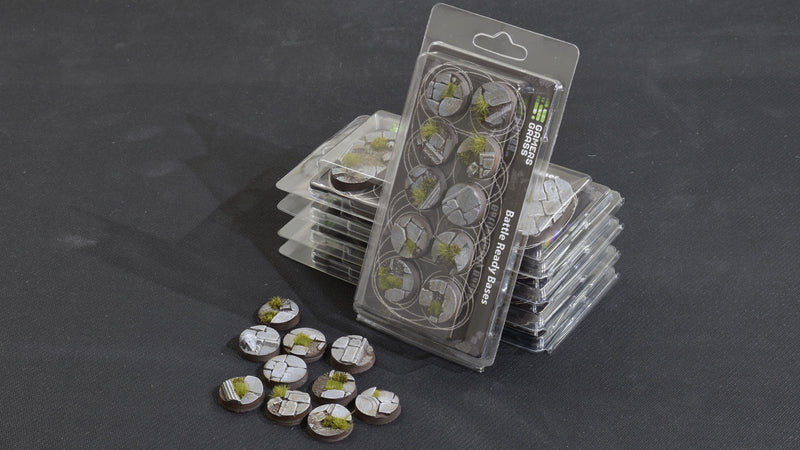 GamersGrass Temple Bases - x10 Round 25mm