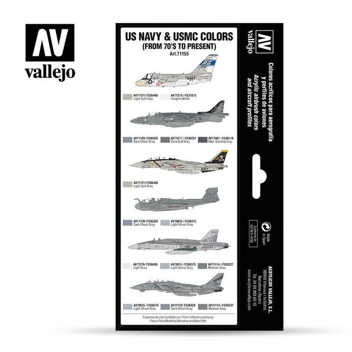 Vallejo: Air War Series - US Navy & USMC colors from 70’s to present