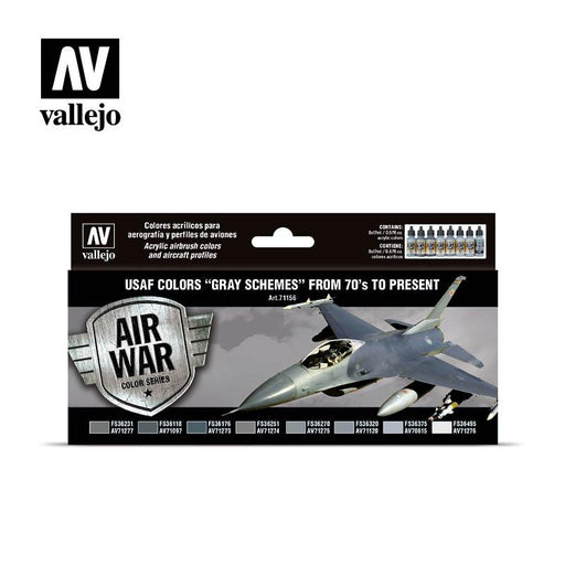 Vallejo: Air War Series - USAF colors “Grey Schemes” from 70’s to present