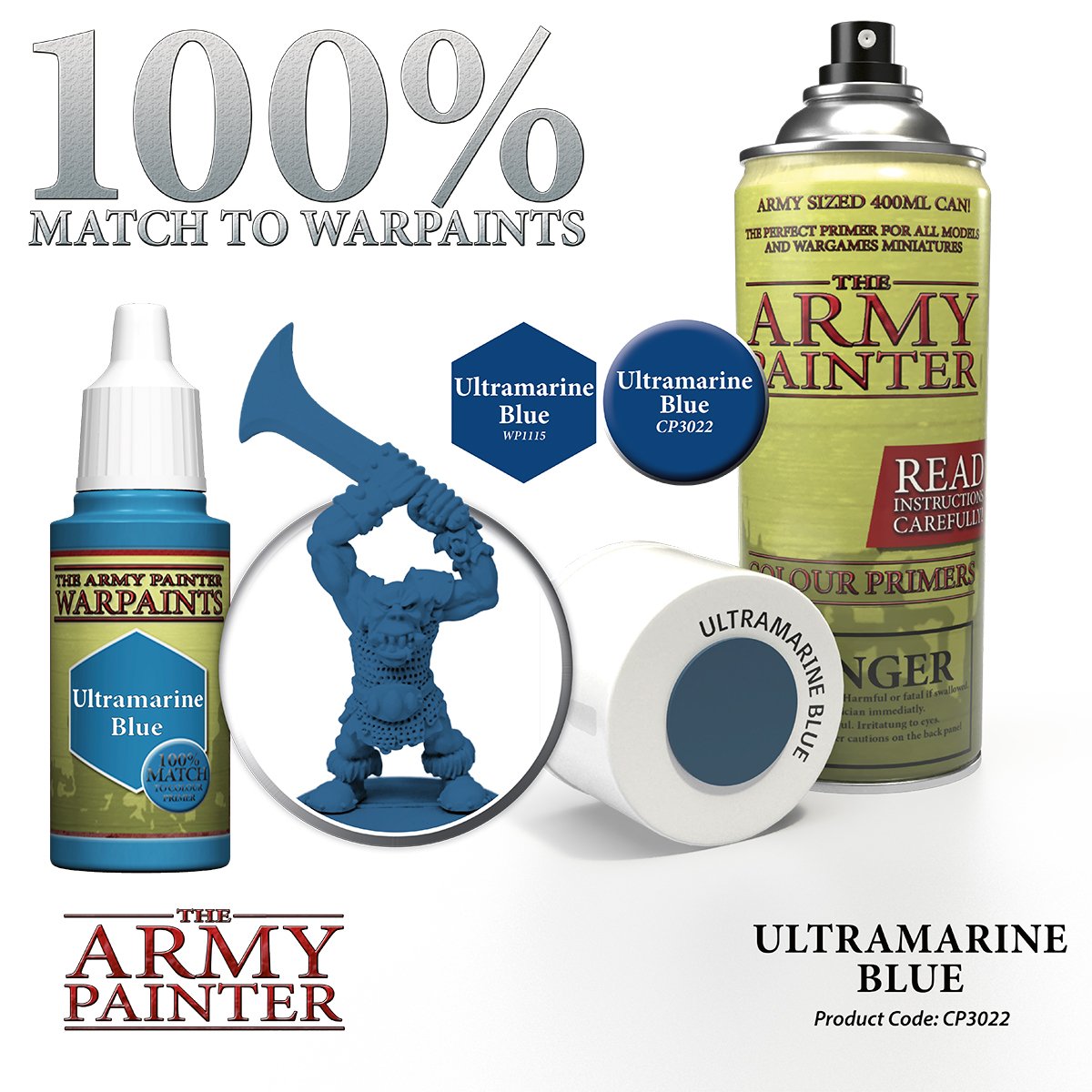 Army Painter Primer Ultramarine Blue – Grundierung Für Miniaturen, 3022