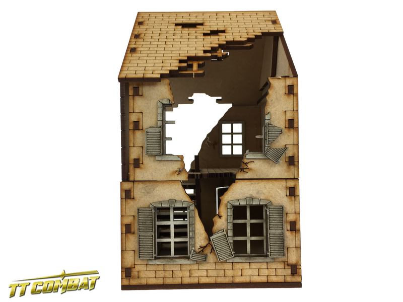 TTCombat - RUINED TERRACE HOUSE, 28MM