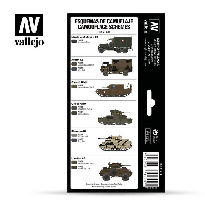 Vallejo: AFV Painting System - WWII British Colors UK/BEF/Europe 1939-1945