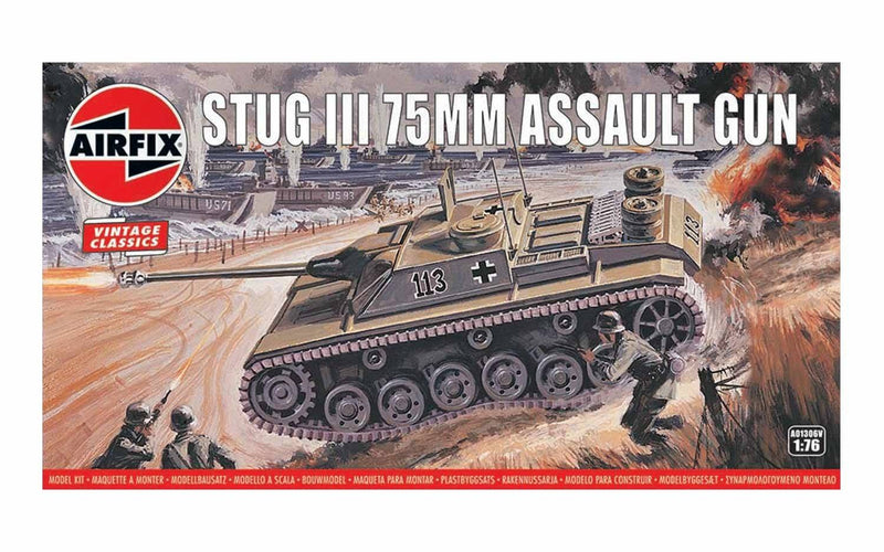 Airfix Vintage Classics Stug III 75mm Assault Gun 1:76