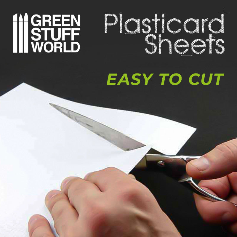ABS Plasticard - Plain Combo Pack - 0.5mm, 1mm, 2mm