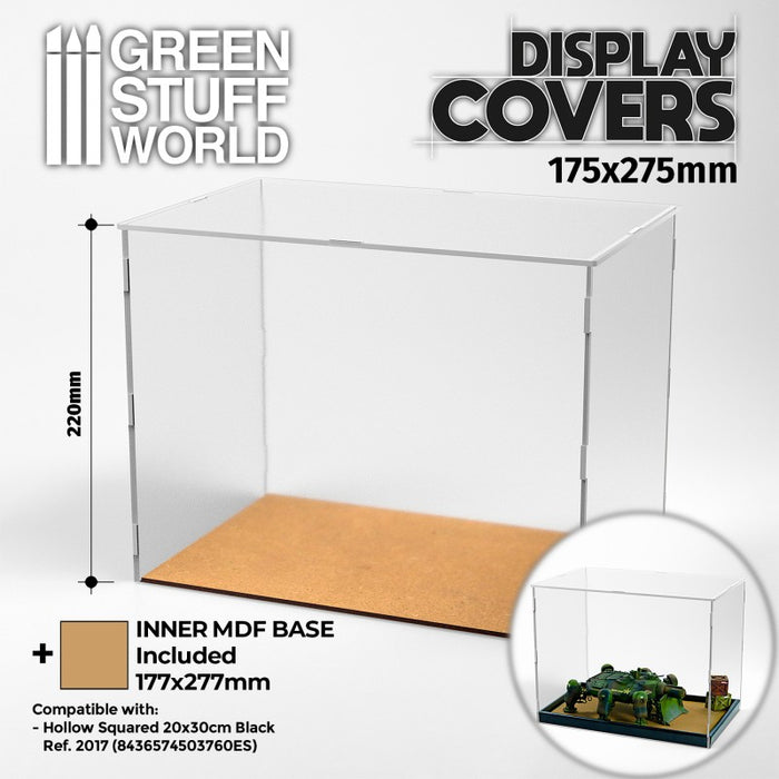 Acrylic Display Cover - 18x28cm (22cm High)