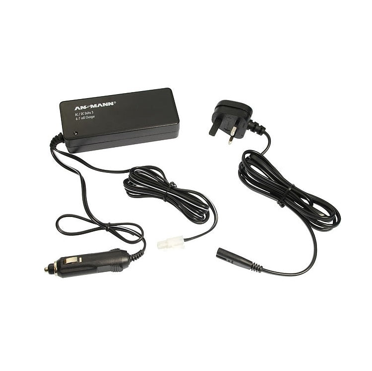 Ansmann AC/DC Delta 3A Fast Smart Charger - 7.2V/8.4V Batteries