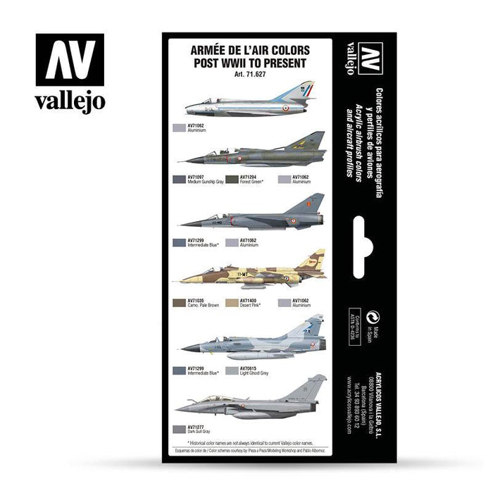 Vallejo: Air War Series - Armée de l’Air colors post WWII to present