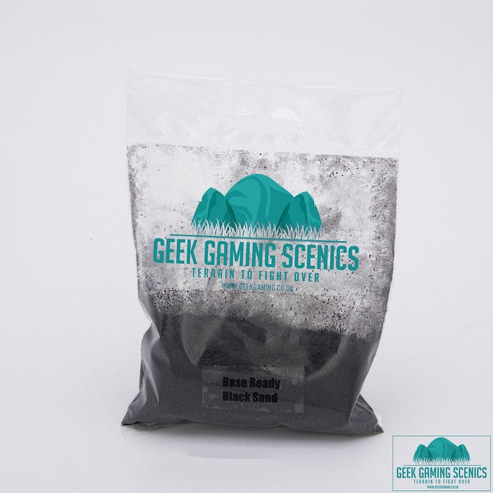 Geek Gaming Scenics Base Ready Black Sand