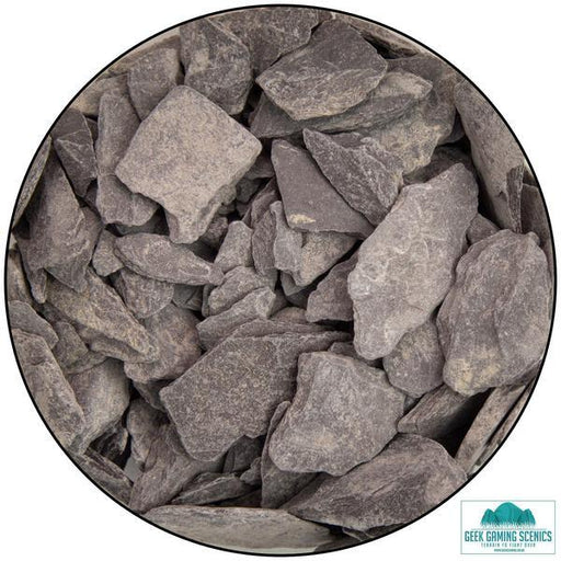 Geek Gaming Scenics: Base Ready Slate Chippings (Mixed Sizes)