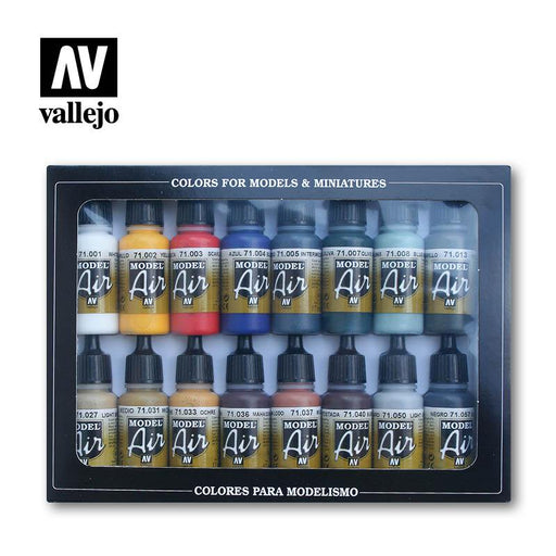 Vallejo Model Air Set - Basic Colors (16)