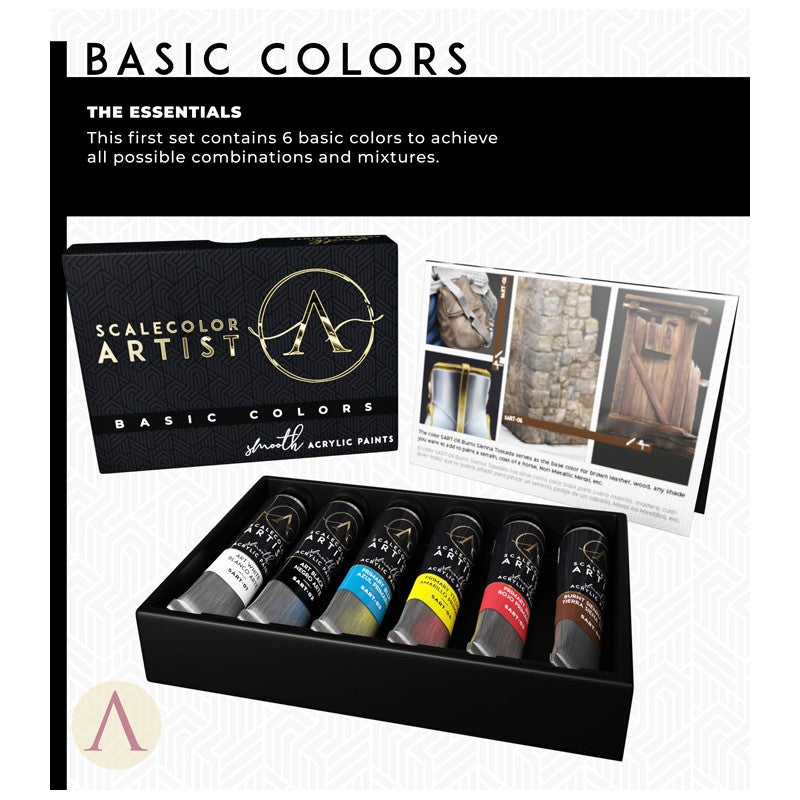 Scale75 - Smooth Acrylic Paints - Basic Colours SSAR-001