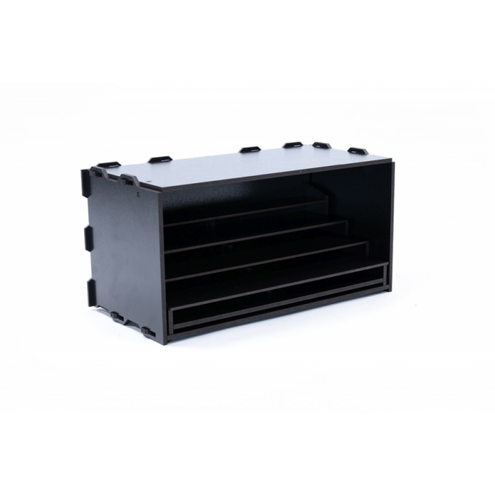 Black Paint Rack: Extendable color shelf (Granstand)