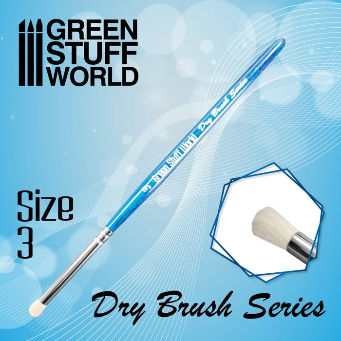 BLUE SERIES Round Dry Brush - Size 3