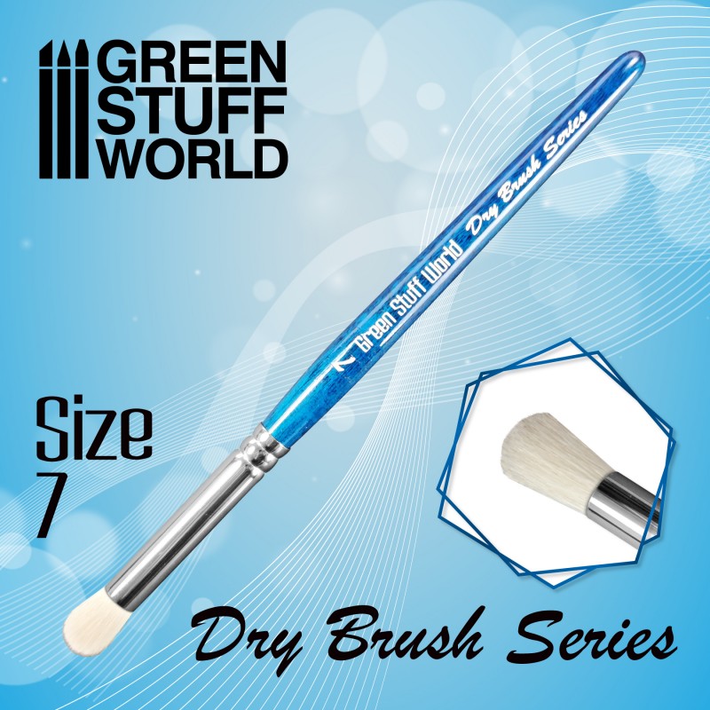 BLUE SERIES Round Dry Brush - Size 7