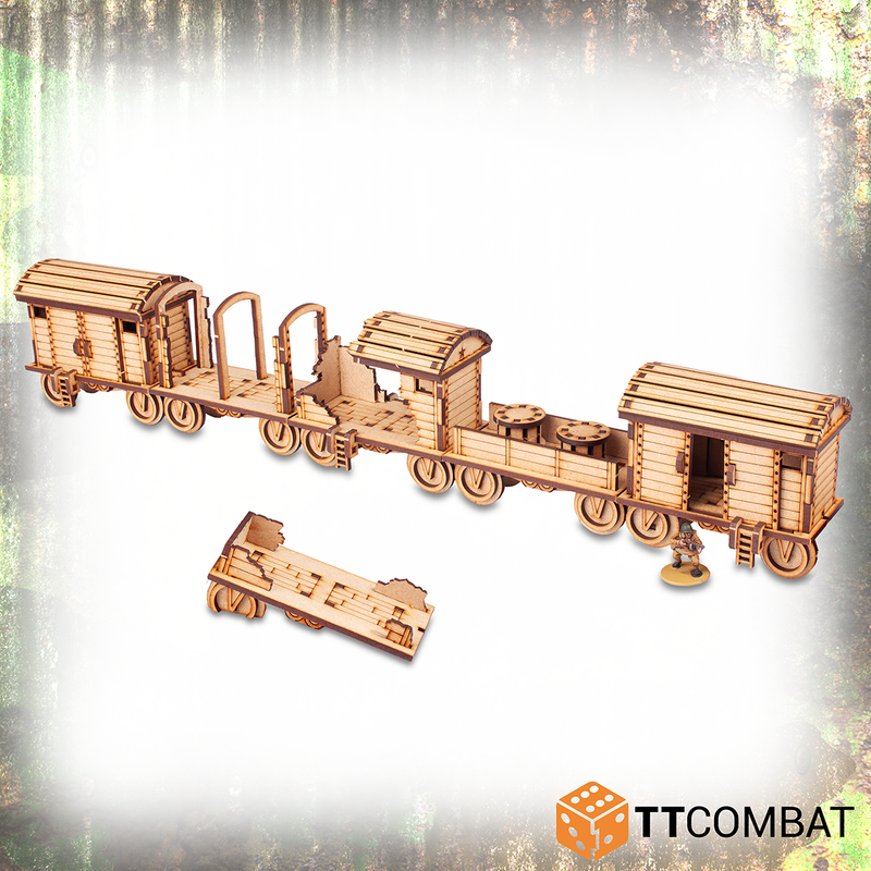 TTCombat - RED STAR RAILWAY ENGINE, 28MM