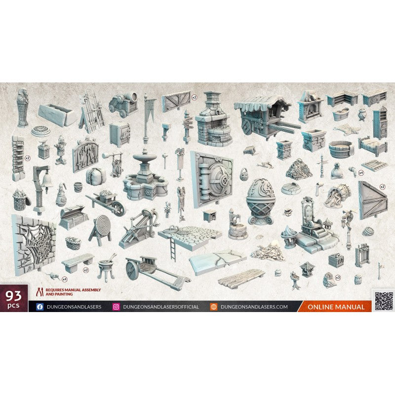 Dungeons & Lasers - City Bits Bundle