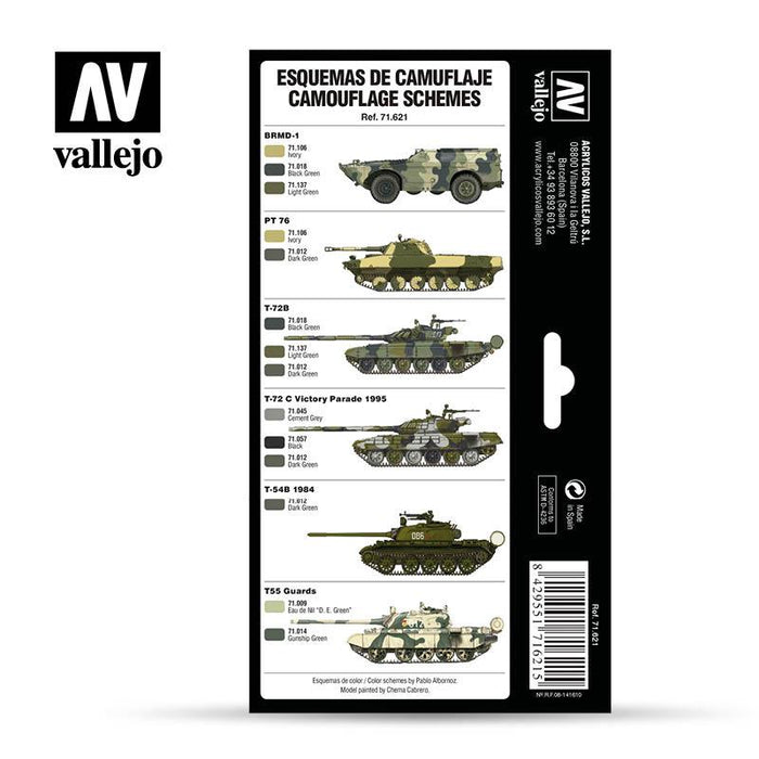 Vallejo: AFV Painting System - Cold War & Modern Russian Green Patterns