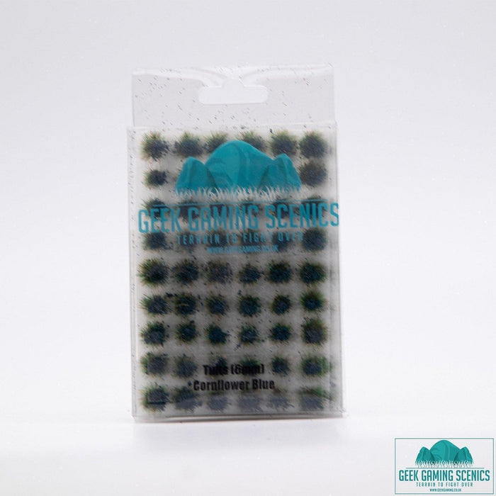 Geek Gaming Scenics Cornflower Blue 6mm Self Adhesive Static Grass Tufts x 100