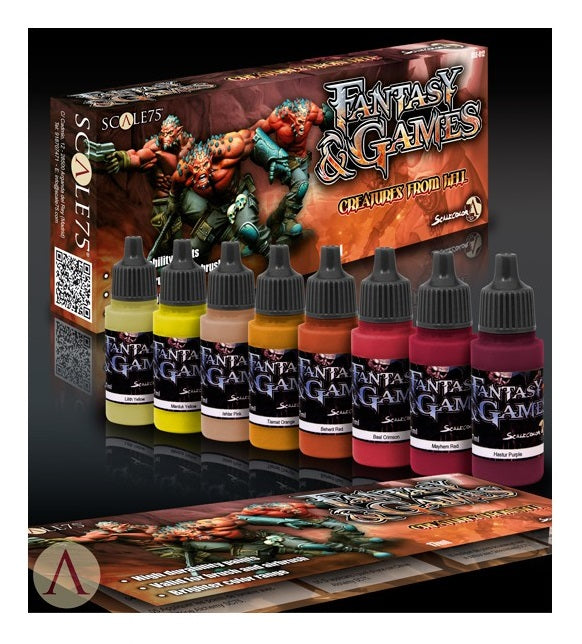 Scale75 - Creatures From Hell Paint Set SSE-014