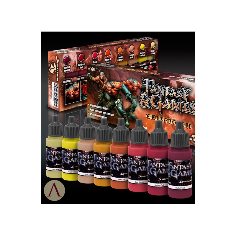 Scale75 - Creatures From Hell Paint Set SSE-014