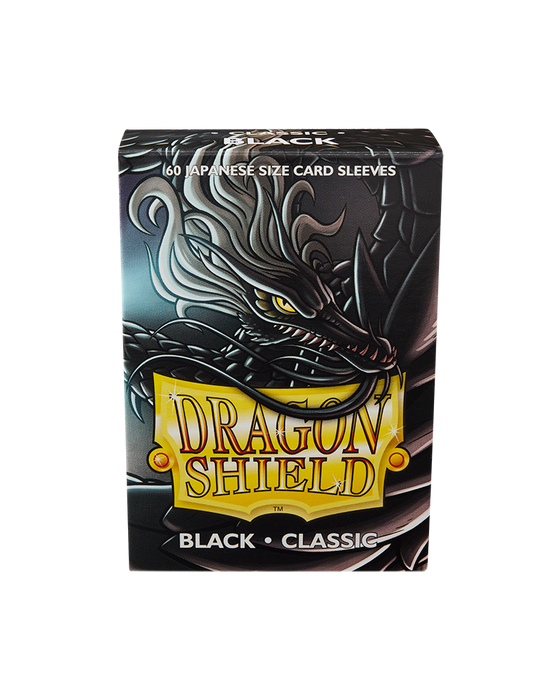 Dragon Shield - Japanese Art Sleeves - Classic Black (60 Sleeves)