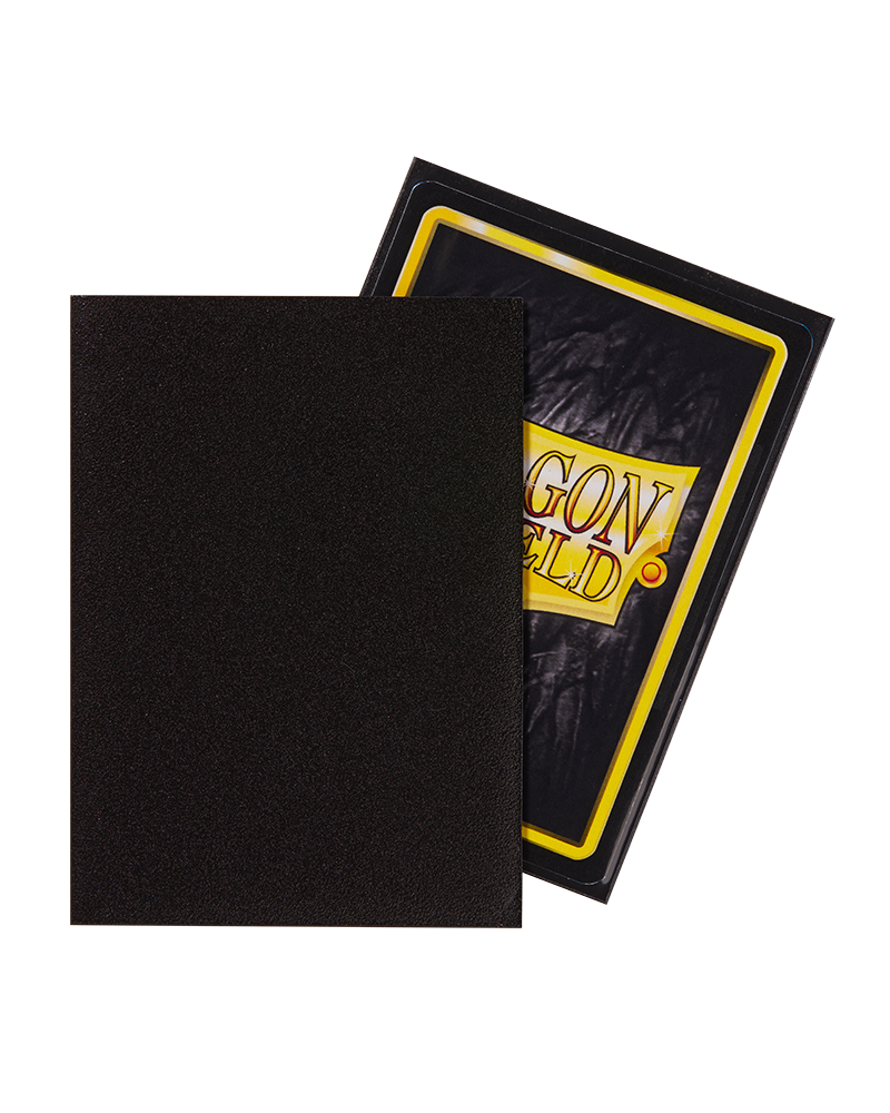 Dragon Shield Standard Sleeves - Matte Black (100 Sleeves)