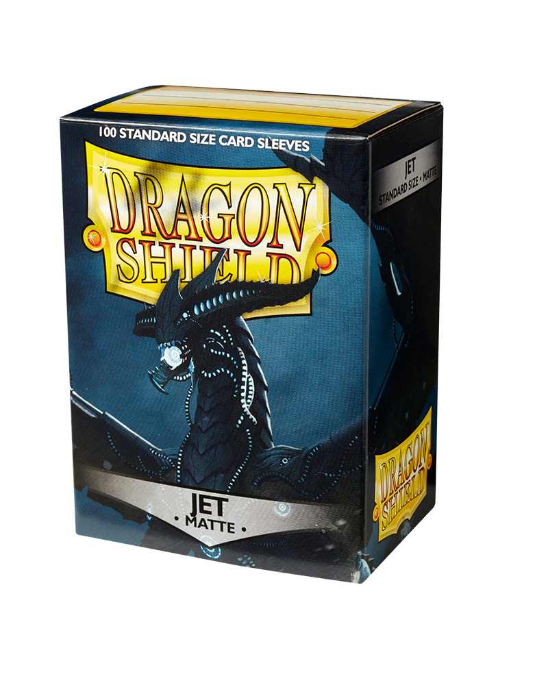 Dragon Shield - Standard Sleeves - 100 Matte Jet Sleeves