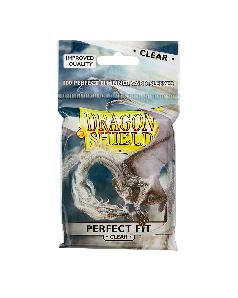 Dragon Shield - Toploading Perfect Fit Inner Sleeves - 100 Clear Sleeves