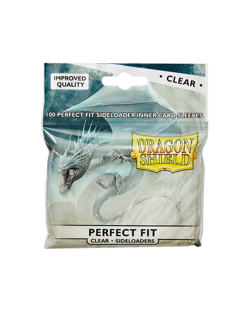 Dragon Shield Sideloading Perfect Fit Sleeves - Clear (100 Sleeves)