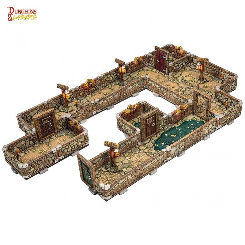 Dungeons & Lasers - Dwarven Mine Half-Height Walls
