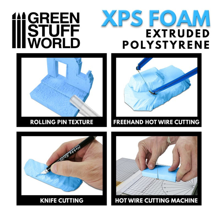 XPS Foam - 30mm Extruded Polystyrene - A4 (200x300mm)