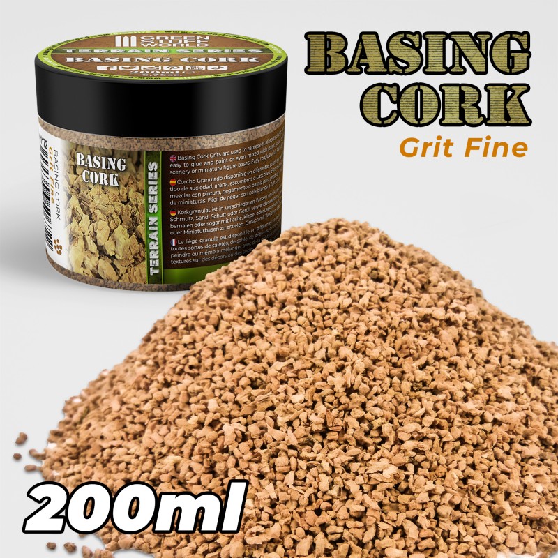 200ml Basing Cork - Fine Grit
