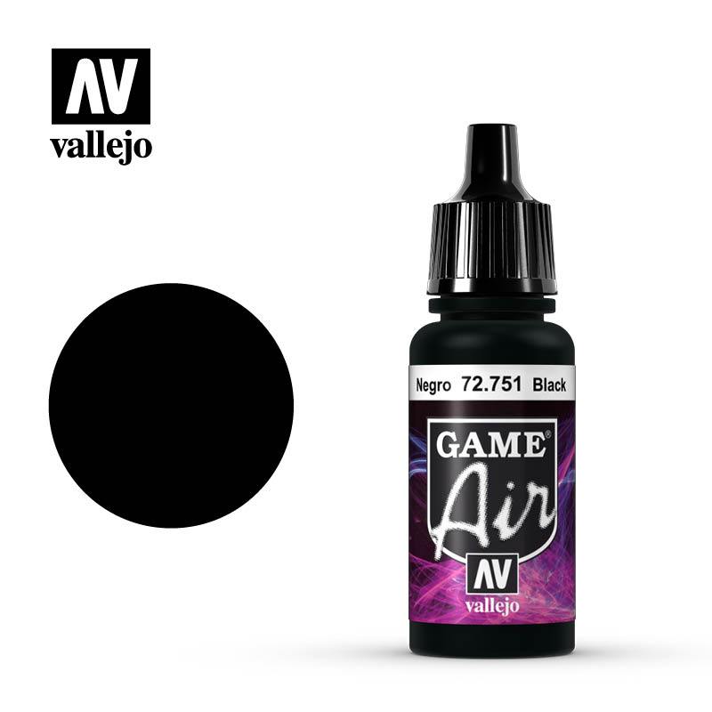 Vallejo Game Air: Black - 17ml