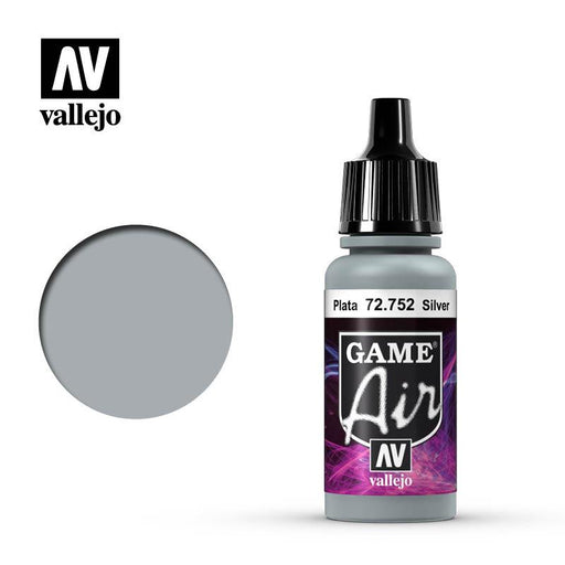 Vallejo Game Air: Silver- 17ml