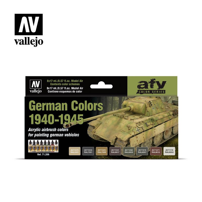 Vallejo: AFV Painting System - German Colours 1940-1945