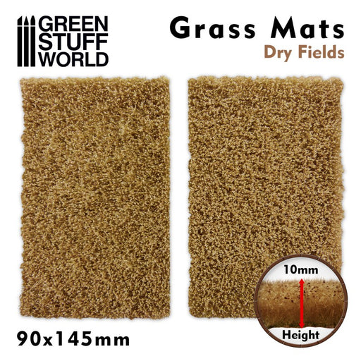Grass Mat Cutouts 90x145mm - Dry Fields