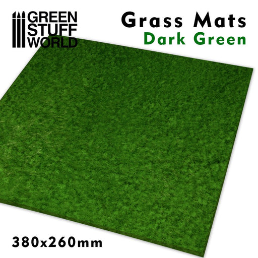 Grass Mat 380x260mm - Dark Green (4mm)